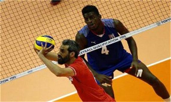 برد سخت والیبال ایران مقابل کوبا در انتخابی المپیک 2020