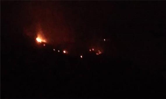 وقوع آتش‌سوزی گسترده در مرز مشترک گیلان و قزوین