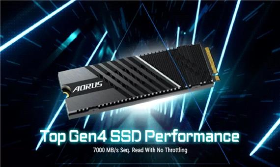 گیگابایت از حافظه جدید SSD با سرعت 7 گیگابیت بر ثانیه رونمایی کرد