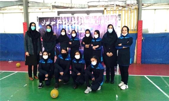 درخشش دختران مرکز پرتو منطقه 15 در لیگ داژبال شهر تهران