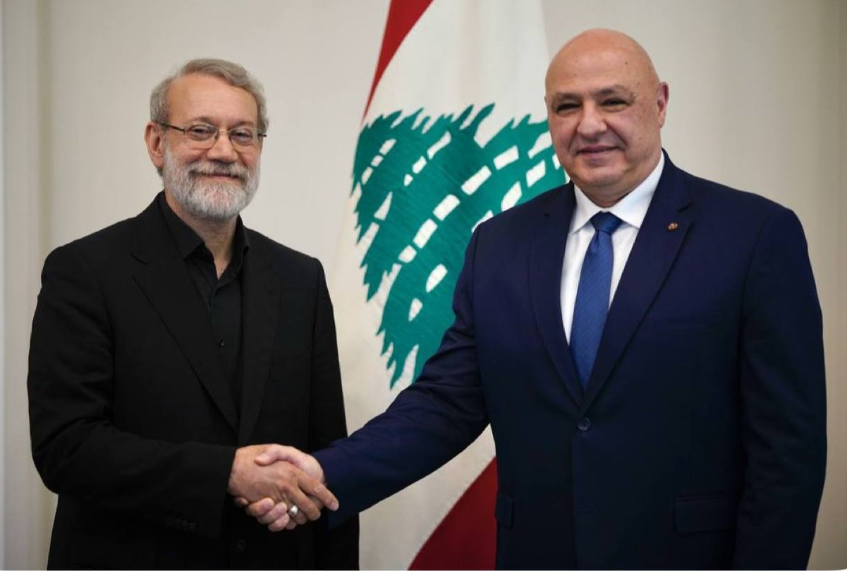 لاریجانی با رئیس‌جمهور لبنان دیدار کرد