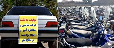 توقیف ۶۱ وسیله نقلیه به دلیل تخلف رانندگان آن‌ها در شهرستان رودبار