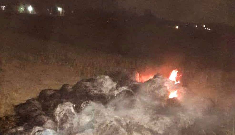 برخورد با متخلف آتش‌زدن کاه و کلش در شهرستان فومن