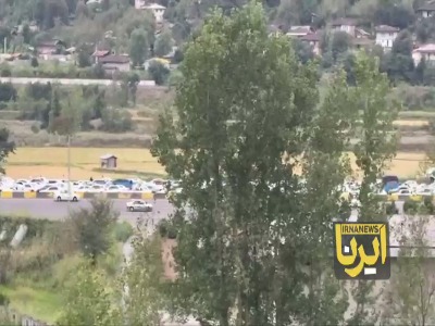 ترافیک ۱۵ کیلومتری در مسیر ورودی رشت از امام زاده هاشم