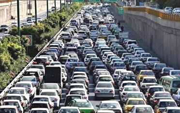 ترافیک سنگین در جاده خروجی گیلان