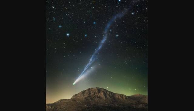 عکس روز ناسا از دنباله سرگردان «دنباله‌دار لمون»