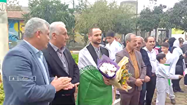 استقبال و تجلیل از قهرمان کاراته المپیک ناشنوایان در سنگر