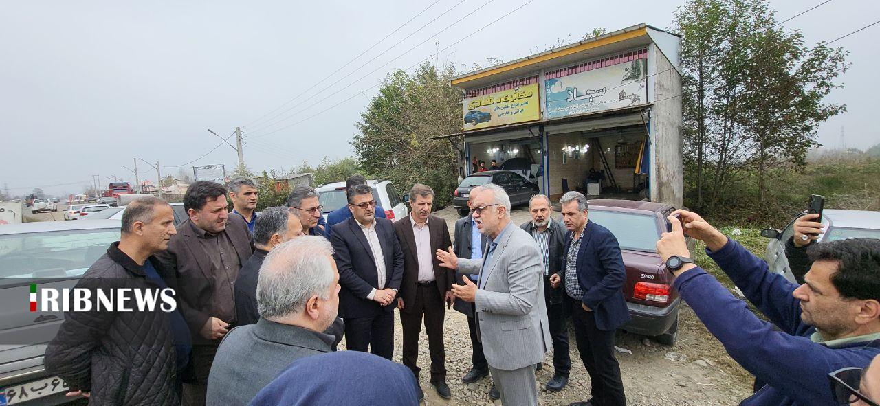 بررسی مشکلات چهاربانده کردن راه ارتباطی فومن به پونل