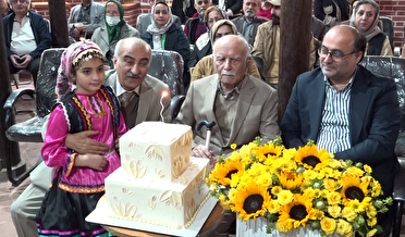 تجلیل از پیر شعر گیلان