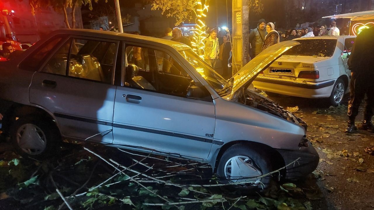 یک فوتی و دو مجروح در پی تصادف زنجیره‌ای در رشت