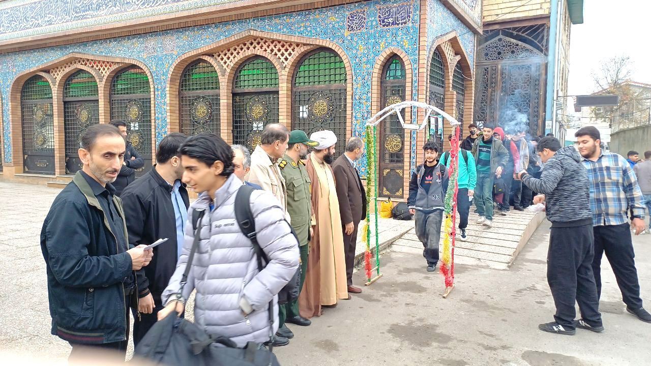 اعزام کاروان راهیان نور دانش آموزی از بخش‌های سنگر و کوچصفهان