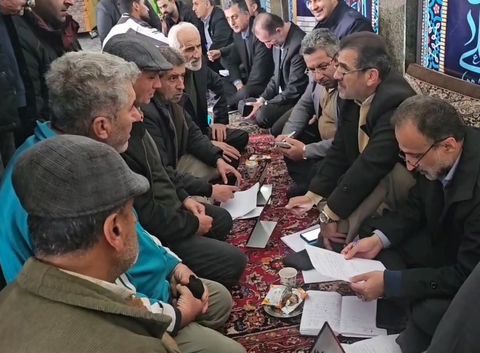 برگزاری میز خدمت جهادی در شیرکوه آستانه اشرفیه