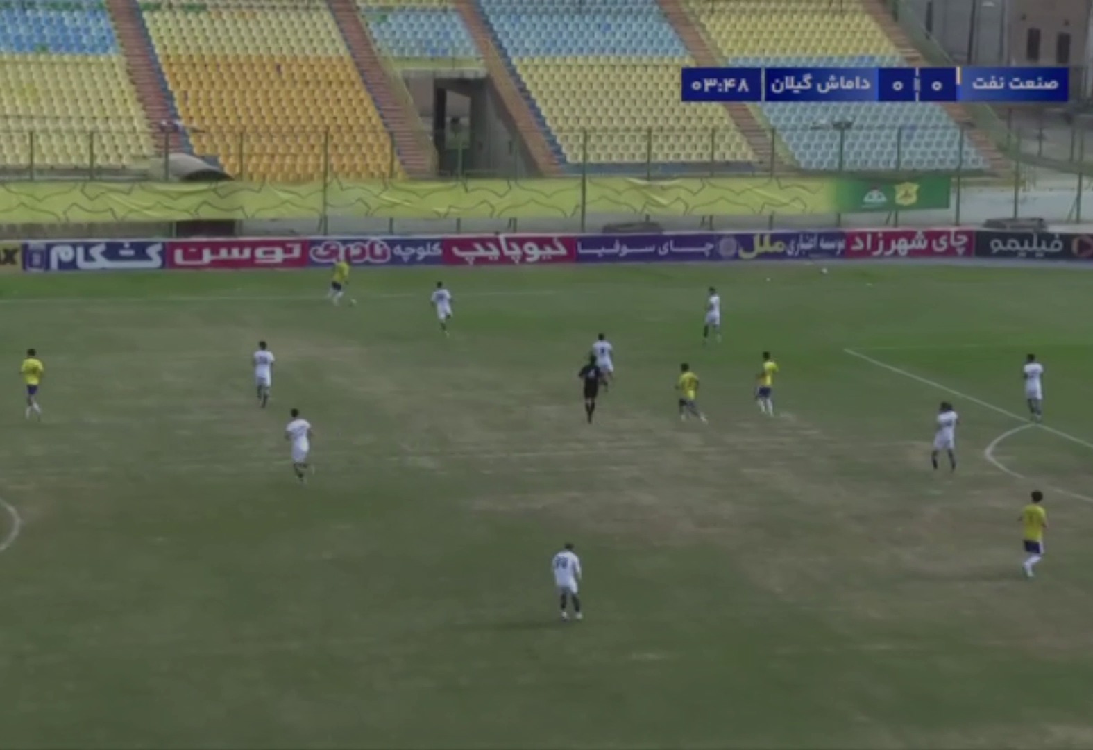 شکست سنگین داماش گیلان مقابل صنعت نفت در اولین بازی نیم فصل دوم