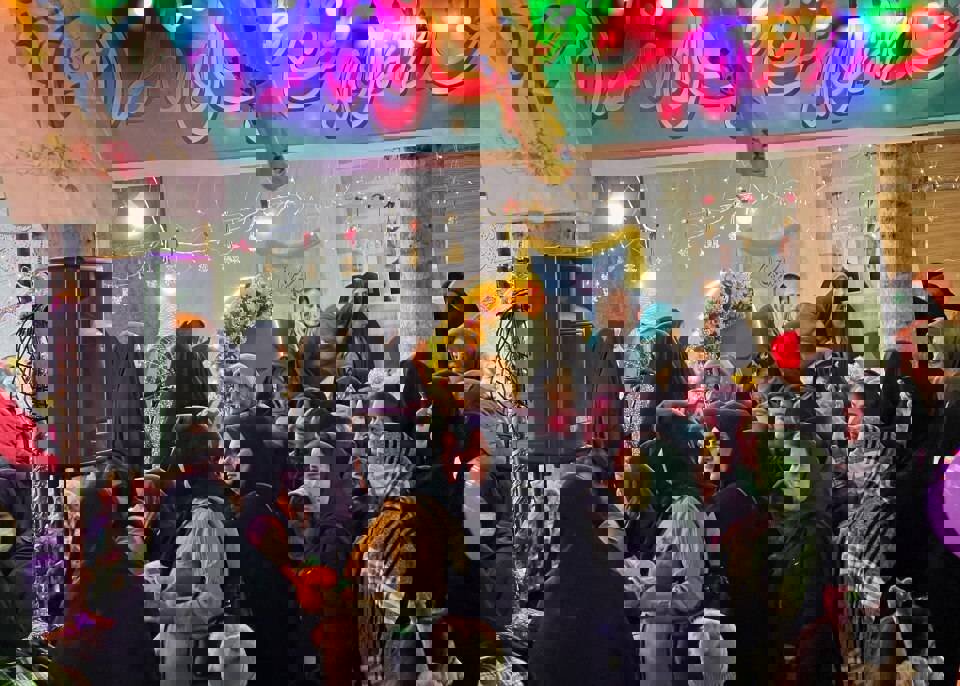 برپایی جشن مردمی میلاد امام عصر (عج) در فومن