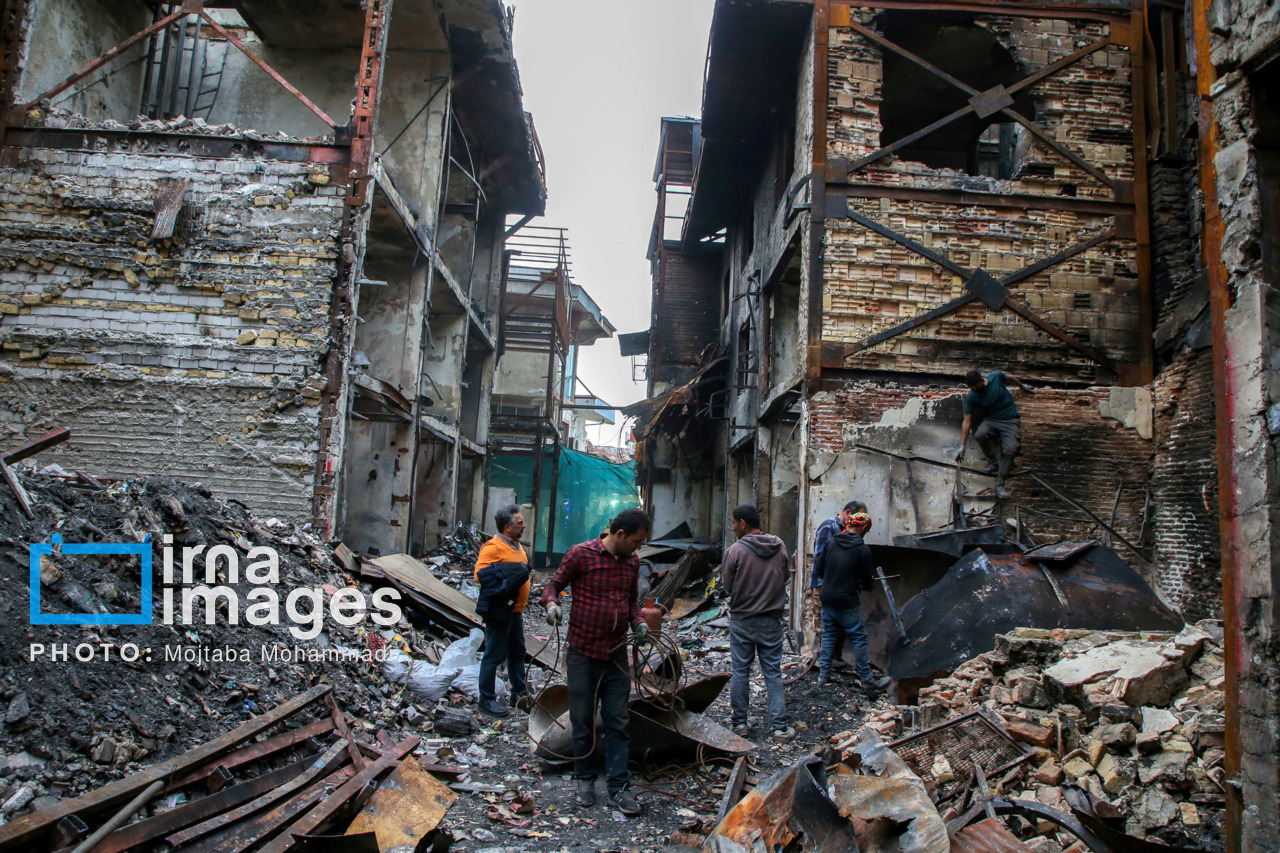 استاندار گیلان: روند بازسازی بازار رشت بطور منظم و هفتگی در حال پیگیری است