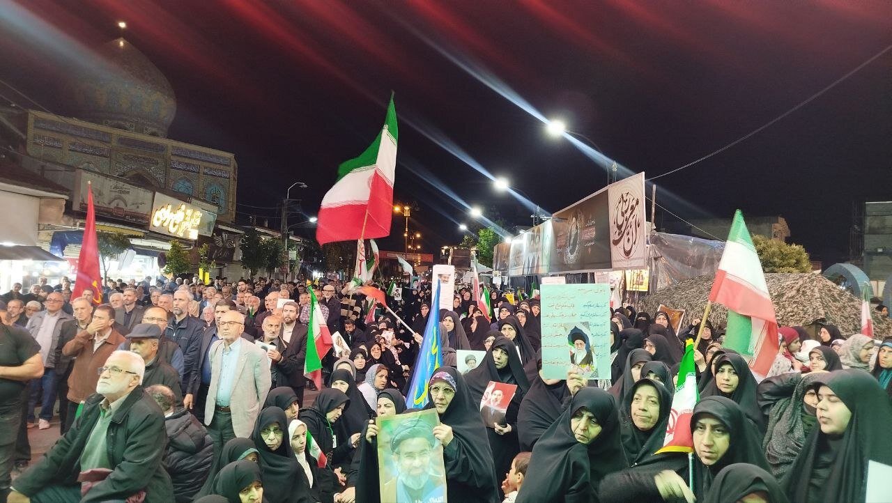 گزارش خبرنگار مهر از هشتاد و نهمین قرار شبانه مردم در آستانه اشرفیه