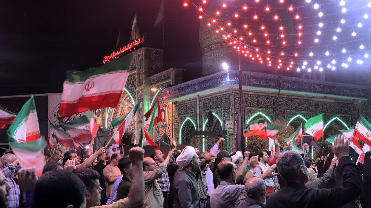 تصاویر اختصاصی مهر از نود و هشتمین قرار شبانه مردم آستانه اشرفیه