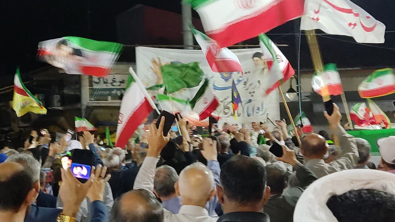 حضور پرشور لنگرودی ها در ایستگاه نود و نهم تجمعات