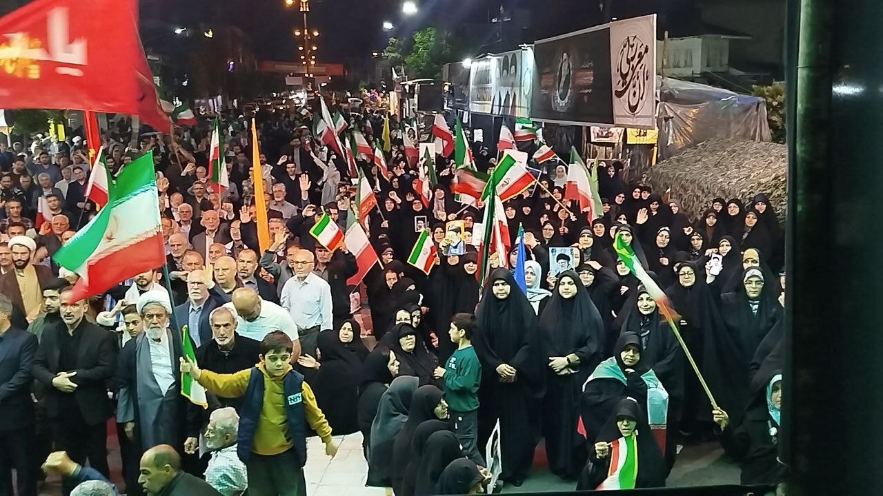 گزارش خبرنگار مهر از حماسه‌ آفرینی مردم آستانه اشرفیه در میدان