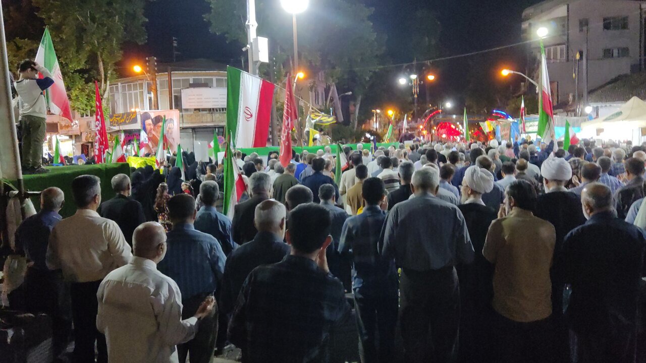 نماز استغاثه در شب صد و چهارم لنگرودی ها