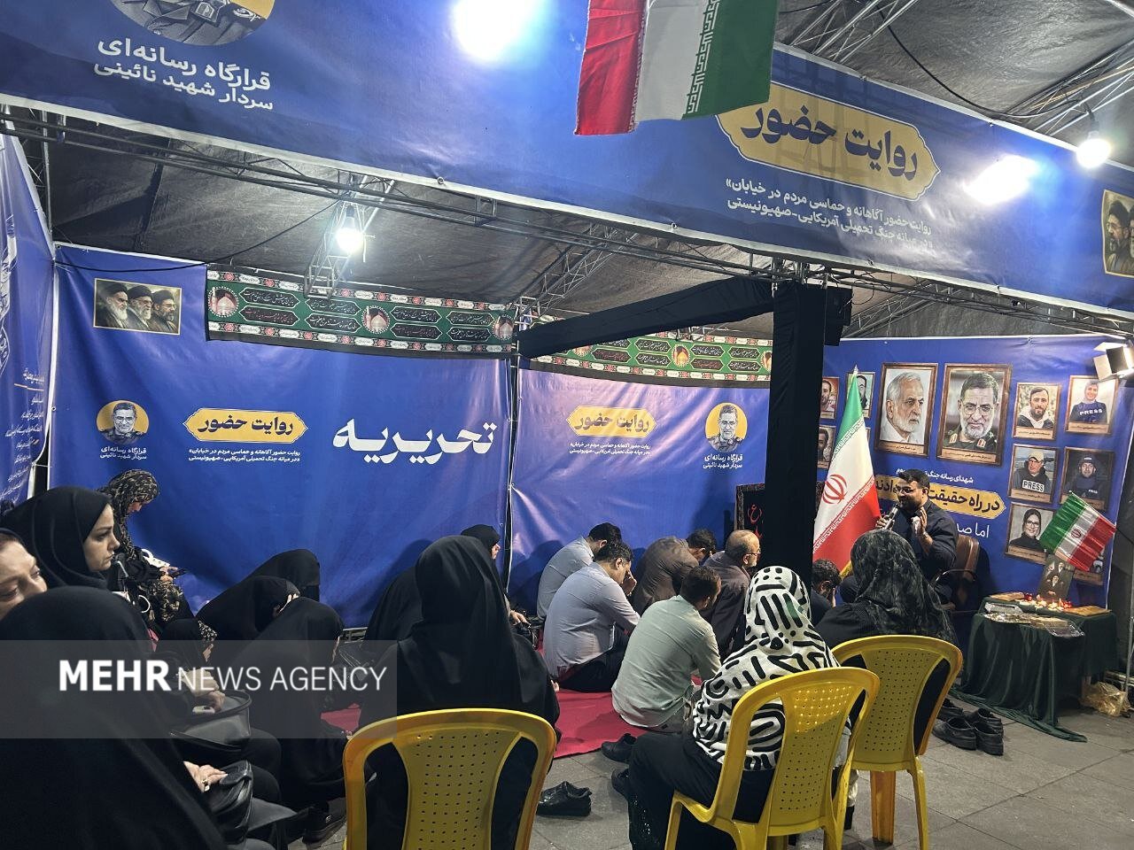 سوگواره خبرنگاران رشت در آستانه محرم؛ روایت تعهد با زبان عزا