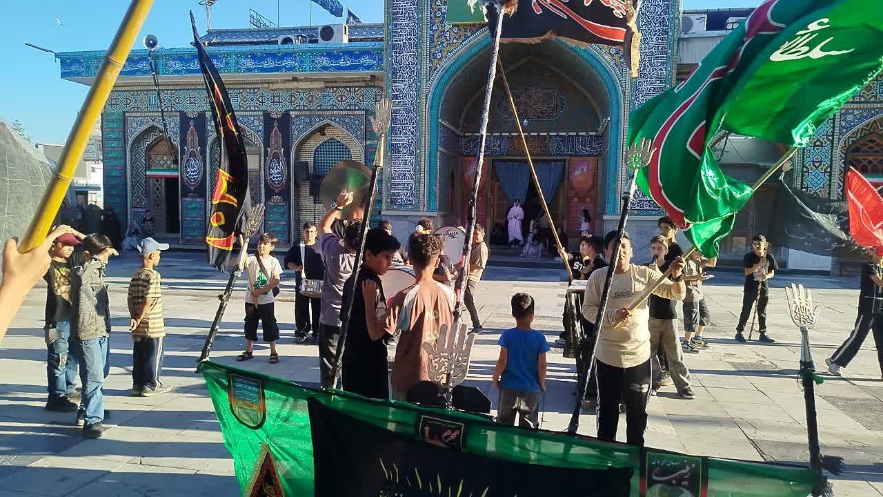 اقامه عزا از سوی کودکان در سومین روز  ماه محرم