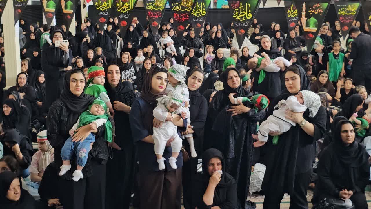 اجتماع شیرخوارگان حسینی در آستارا