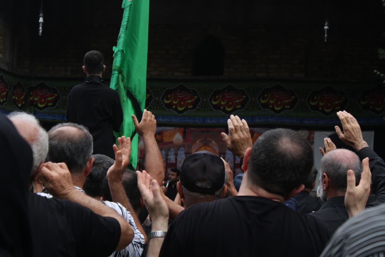 مراسم سوم امام حسین(ع) در روستای کفترود رشت