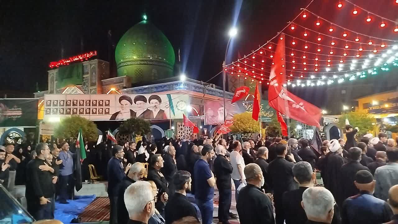 چهاردهمین مراسم اقامه عزای سیدالشهدای کربلا در آستانه اشرفیه