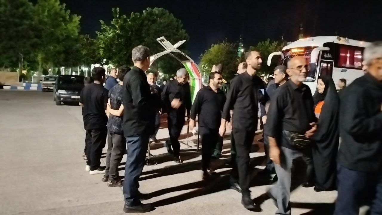 گزارش خبرنگار مهر از اعزام کاروان آستانه اشرفیه برای تشییع رهبر شهید