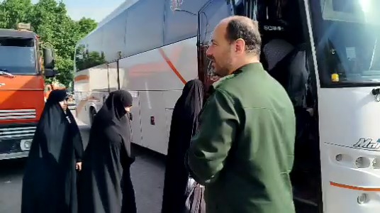 اعزام عاشقان قائد شهید امت از آستانه اشرفیه به مشهد مقدس