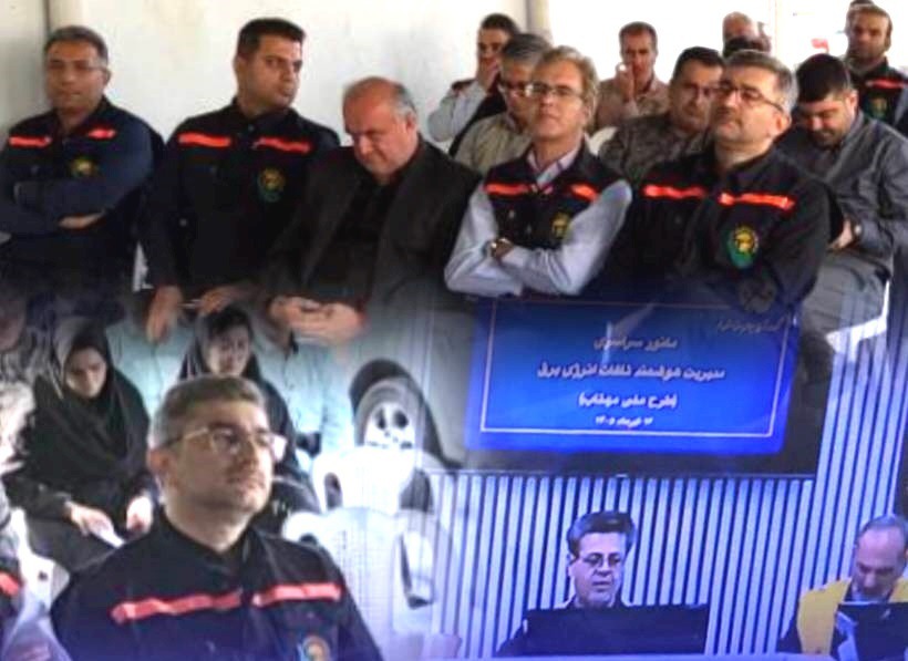برگزاری رزمایش سراسری طرح «مهتاب» در شهرستان سیاهکل