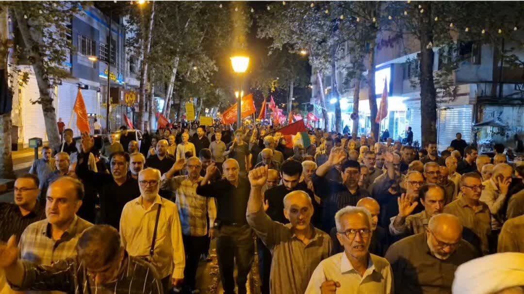 صد و چهل و هشتمین راهپیمایی شبانه لاهیجانی‌ها برای وطن