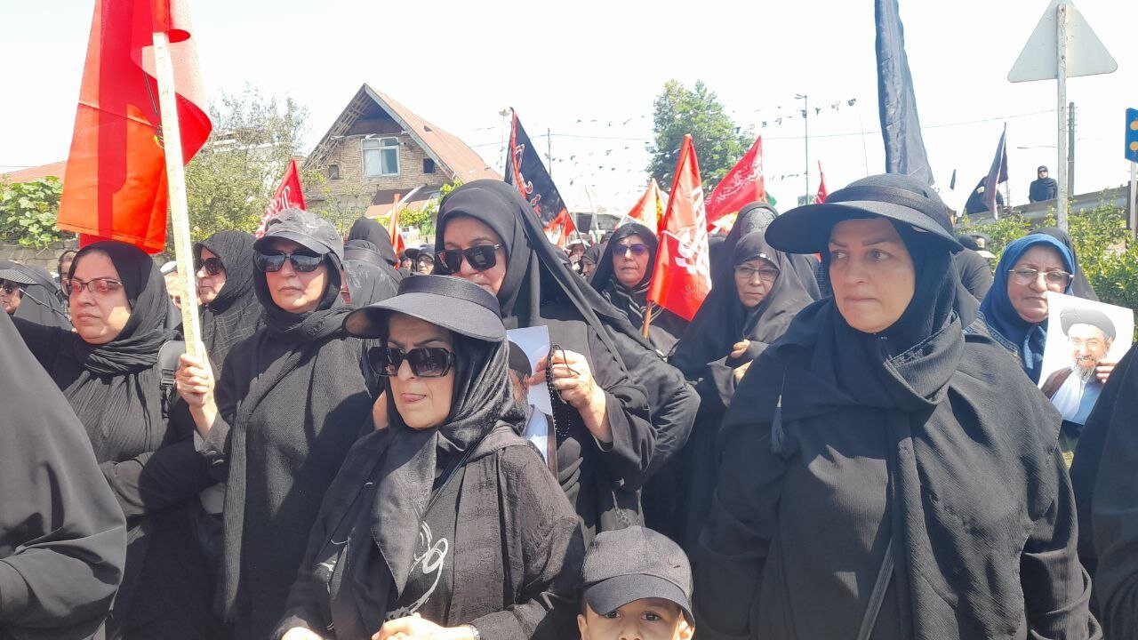 مراسم پیاده روی جاماندگان اربعین حسینی در  کلاچای