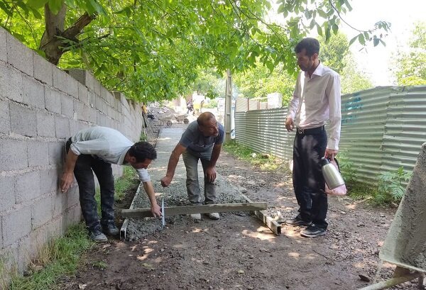 معبر اصلی روستای برآرود رودبار با اعتبار ۱۷ میلیارد ریال بهسازی می شود