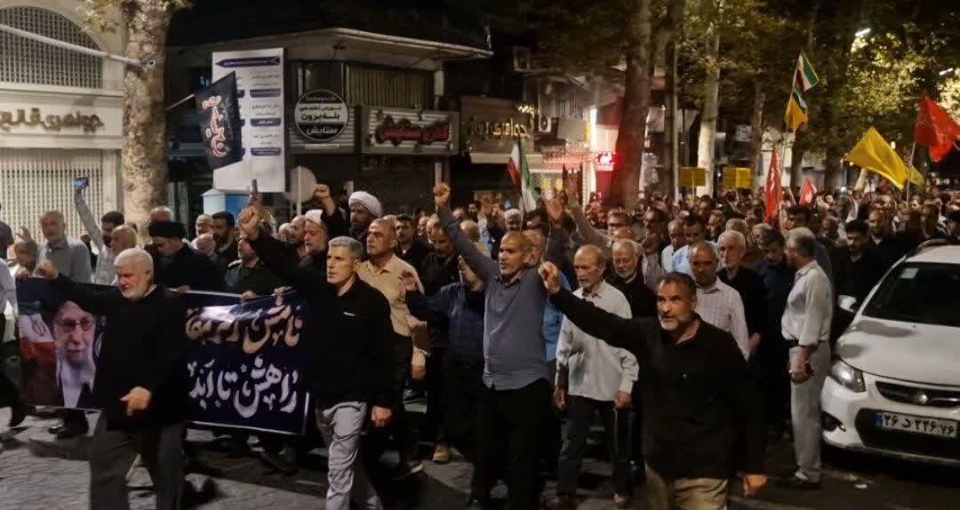 صد و پنجاه و نهمین خروش شبانه لاهیجانی ها در خیابان