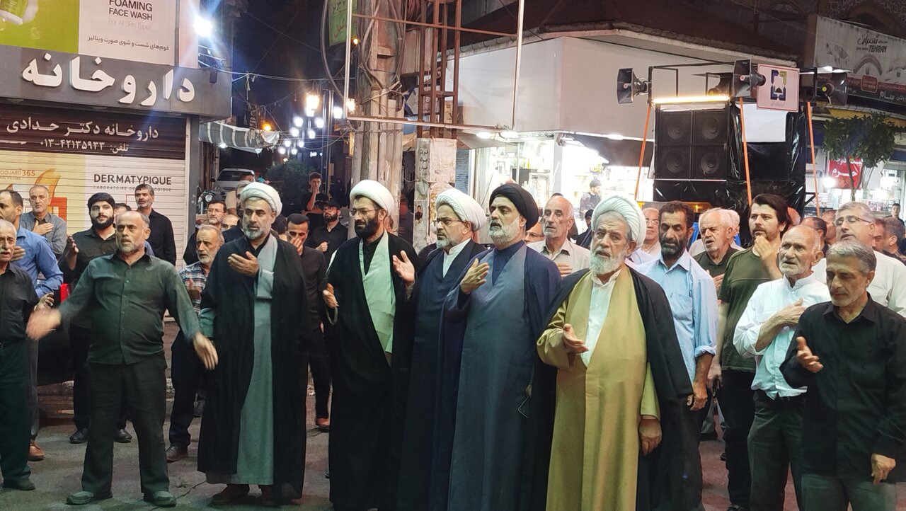 مراسم عزاداری شهادت امام حسن عسکری (ع) در آستانه اشرفیه