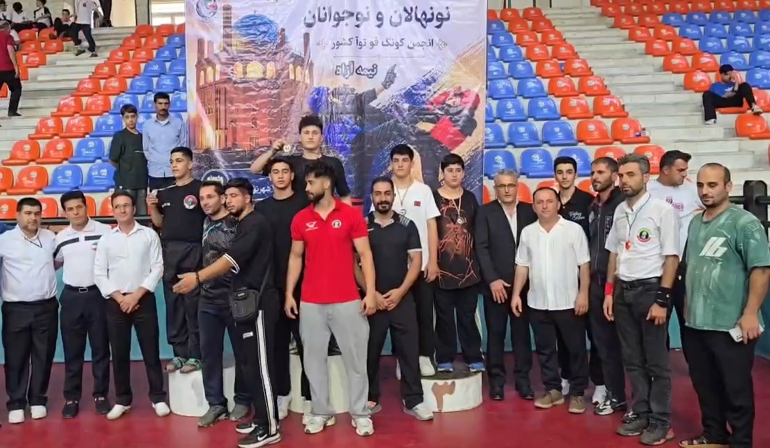 کسب مقام نائب قهرمانی گیلان در مسابقات کونگ‌فو توآ
