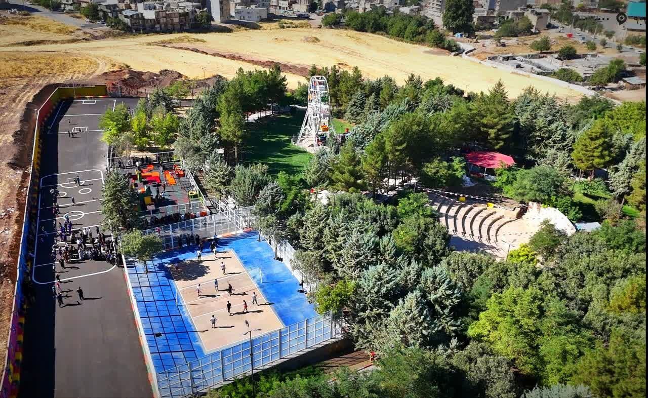 مجموعه ورزشی پارک هلانی جوانرود افتتاح شد