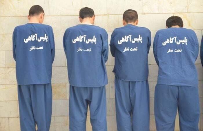هفت عضو باند مسلح سرقت موتورسیکلت در مازندران دستگیر شدند