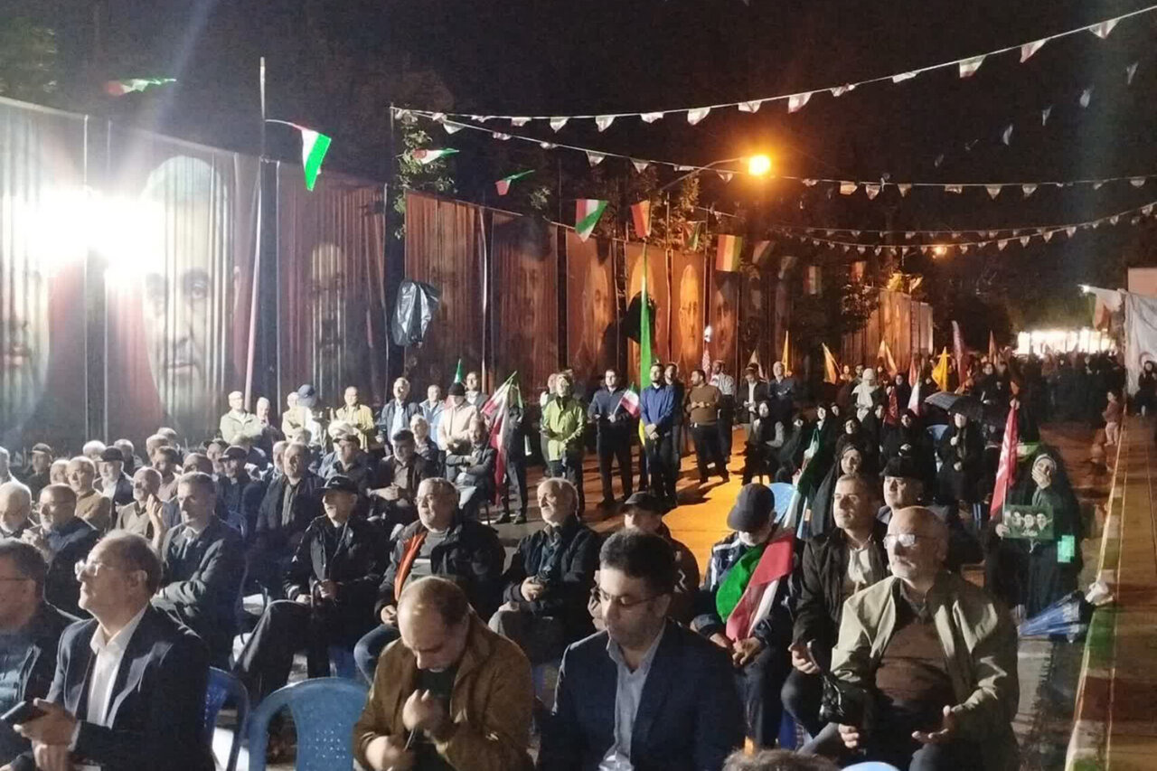 تداوم حضور مرزنشینان آستارایی در دویست و بیستمین اجتماع شبانه