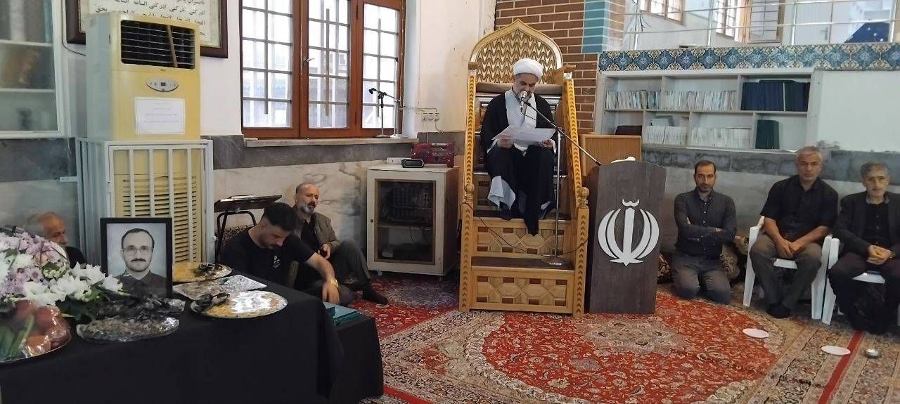 برگزاری مراسم سومین روز شهادت جانباز ۷۰ درصد، شهریار پورحسن در رشت
