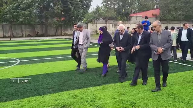 افتتاح چمن مصنوعی زمین ورزشی در لولمان فومن